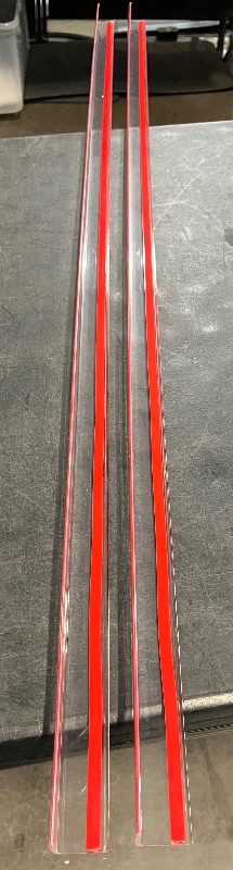 Photo 1 of Clear Self-Adhesive Wall Corner Protectors-2 PCS of Corner Guards & Edge Protector for Baby, Furniture, Door, Tables, Cover Sharp Furniture, Easy to Install