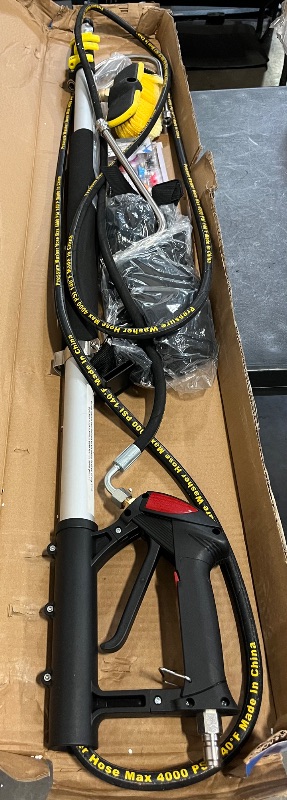 Photo 1 of JANZ 24 FT Pressure Washer Telescoping Wand with Power Washer Extension Wands, Brush Head, Gutter Cleaner, 7 Spray Nozzle Tips, 2 Hose Adapters and Support Belt TW-004
