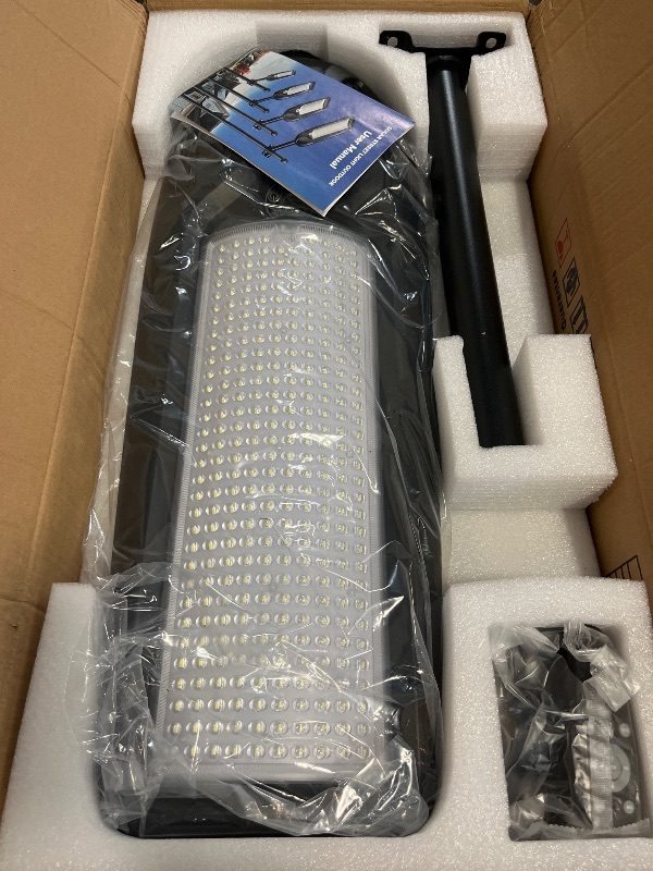 Photo 1 of 10000W Solar Street Lights Outdoor, Heavy Duty Solar Powered LED Flood Light Outside, Commercial Parking Lot Lighting Dusk to Dawn, Motion Sensor with Remote Waterproof for Garage, Pathway
