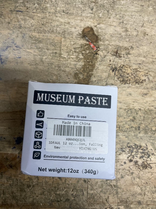 Photo 1 of 1DFAUL 12 oz Exhibits Fixing Gel for Museum, Removable Clear Museum Paste Putty Wax, Reusable & No Residue, Fixed Collection Artifacts and Decorations to Prevent Vibration, Falling