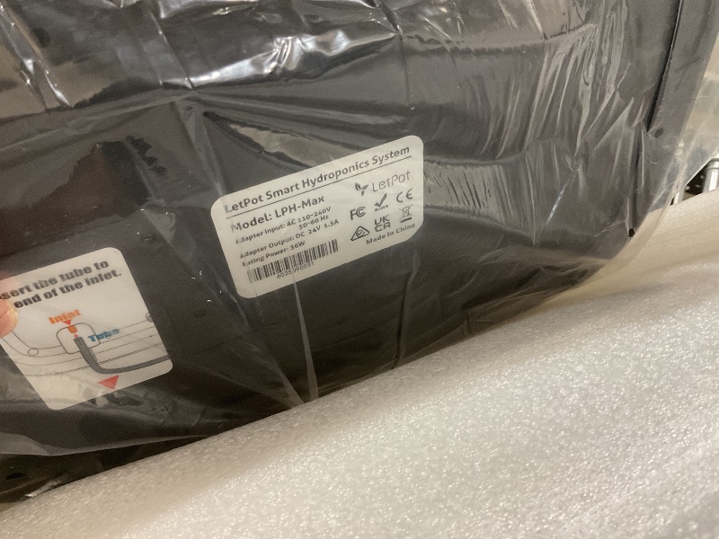 Photo 1 of ***PARTS ONLY***LetPot LPH-Max Hydroponics Growing System Kit, 21 Pods APP & WiFi Automatic Controlled Smart Indoor Garden with 36W LED Grow Light, Auto Drip Irrigation Kits, Self-Managed Nurturing & Watering