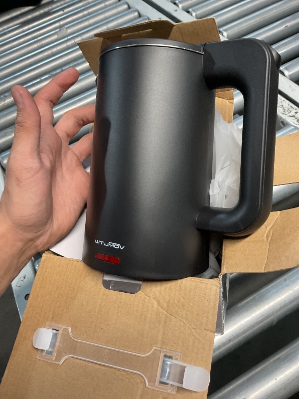 Photo 1 of 0.8L Electric Kettle Stainless Steel, 800 Watts Small Electric Kettle 27 Ounce Fast Boil Auto Shut-off, Portable Water Boiler for Small Kitchen, Business Trip and More