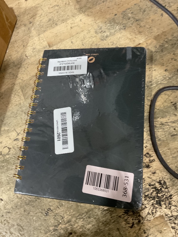 Photo 1 of 2026 Planner, A5 Weekly and Monthly Planners with Tabs, Spiral Bound Daily Calendar 2026 Planner, Agenda Organizers from Jan. to Dec., Hardcover Habit Tracker Journal 6.18" x 8.5" (Black Gold)