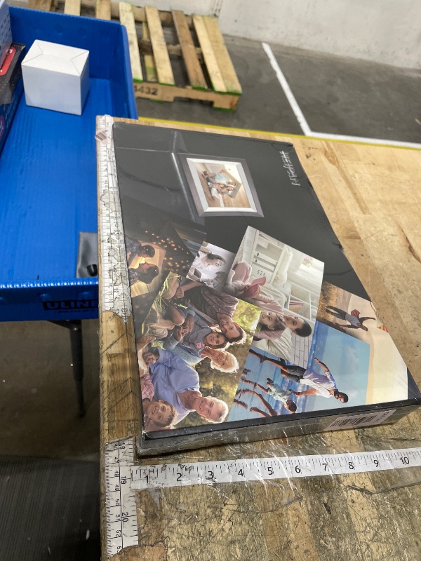 Photo 1 of **FACTORY SEALED** Frameo-Digital-Picture Frame 10.1 Inch Electronic-Digital Photo Frame with IPS Touch Screen HD Display, Smart WiFi Photos or Videos Farme via Free Frameo APP (Brown Wood Frame)