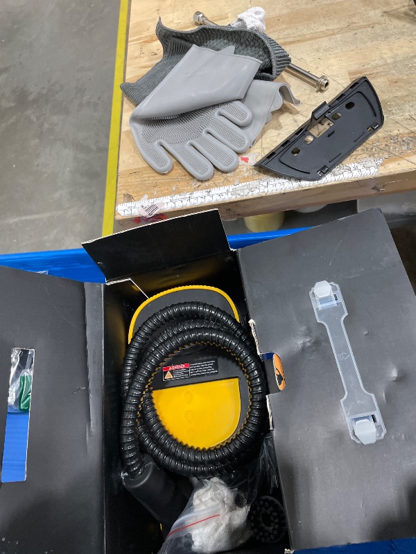 Photo 1 of ****missing attachments***Gautye Steam Cleaner, 3-Level Adjustable Handle, 15s Heat-Up, 1.69 Quarts Tank, Portable Steamer for Cleaning with 15 pcs Accessories, Steam Cleaner for Home for Dirt, Grease, Grout, Tile,Floor, Car