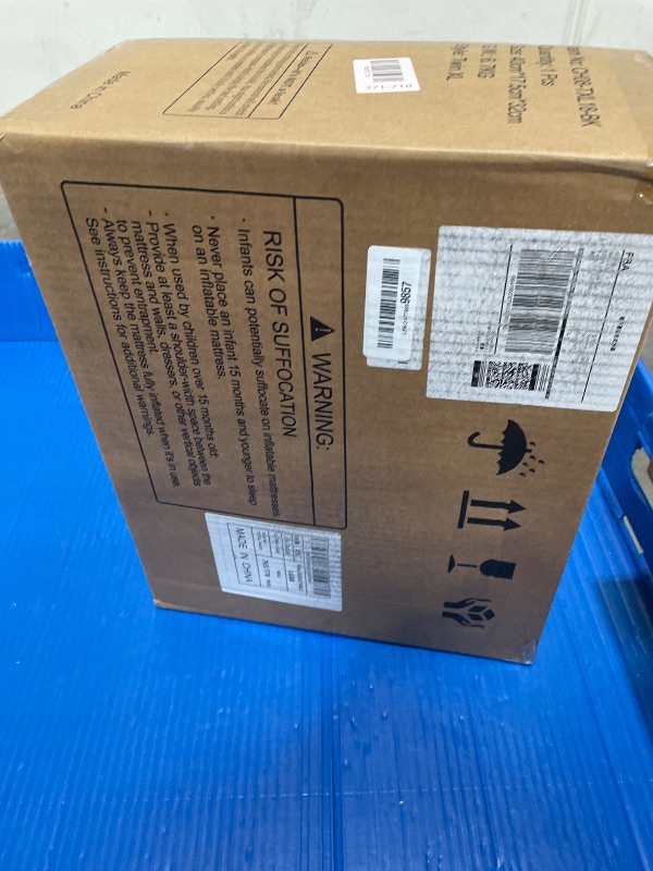 View 2 of **FACTORY SEALED** CHERIMOR Twin XL Air Mattress with Built-in Pump, 18" Raised Comfort, 80“ Length, 48Hr Leak-Proof Test, Upgraded Honeycomb Pillar Design, Supports 500 lbs, 2-Min Inflation for Home, Guests & Camping