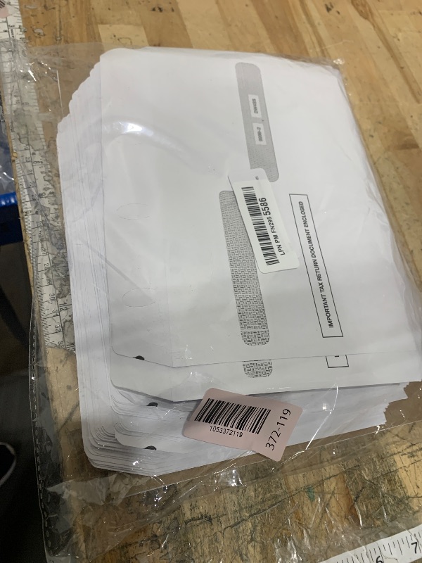 Photo 1 of 100 W2 Forms 2025 with Envelopes, Blank W2 4 UP Tax Forms, Compatible with QuickBooks, Sage and other programs, Ideal for E-Filing, Laser or Inkjet Printers, 100 Sheets and 100 Self Seal Envelopes