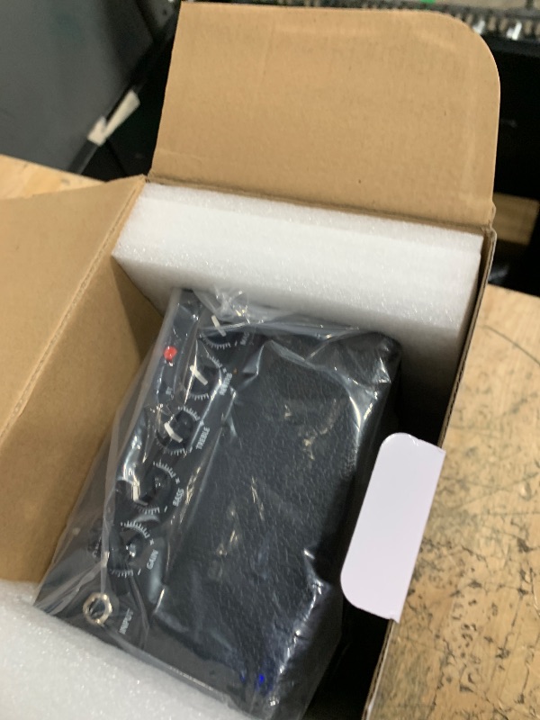 Photo 1 of 10W*1 Mini Guitar Amplifier, Electric Guitar Amp with Clean/Drive Channel, 6H Working, 3.5mm Headphone/AUX Jack, USB-C Rechargeable, Wireless Portable Amp for Indoor Practice, Traveling