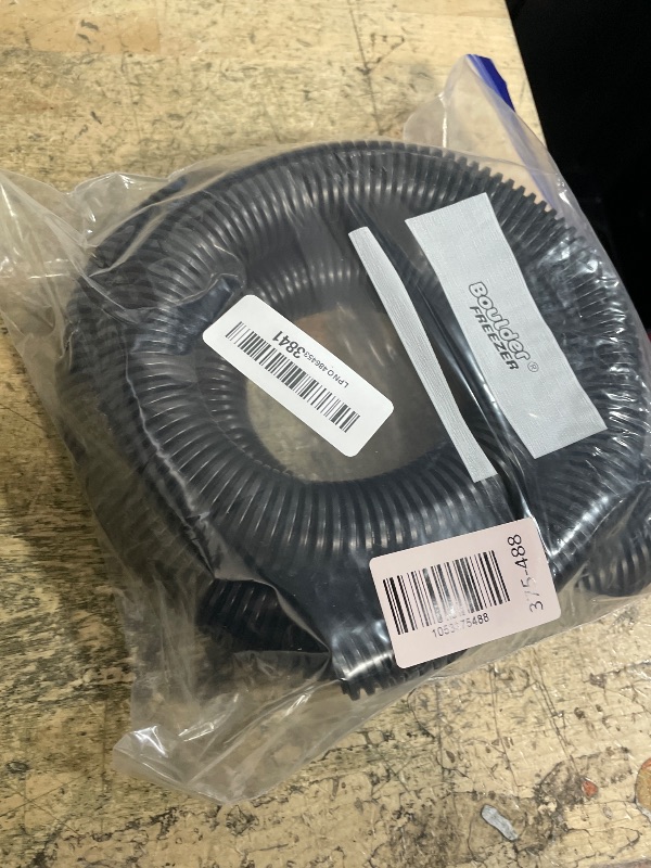 Photo 1 of 10 FT 1inch Split Wire Loom Tubing Wire Conduit,Flexible Wire Covers Cord Protectors,Cord Protectors from Pets,Black (1"-10ft)