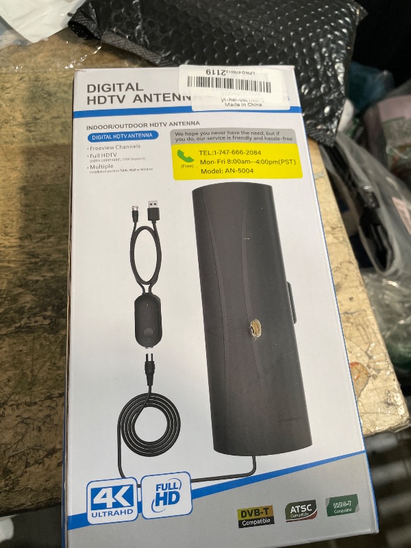 Photo 1 of 3000+ Miles Range TV Antenna,2026 Upgraded Digital Antenna for Smart TV Indoor Outdoor with Amplifier Signal Booster, HD Antenna for Local Channels for All TVs-38ft Coax Cable-Support 8K 4K 1080p