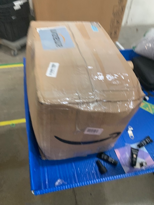 Photo 1 of (assembly required) 48'' Outdoor Dog Houses for Large Dogs Outside, Weatherproof Large Dogs House with Textilene Elevated Dog Bed, Breathable Dog Tent, Dog House Outdoor X-Large Breed with Windows and Sunshades