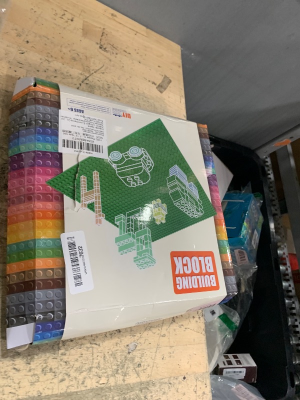 Photo 1 of 1100 Pieces Building Bricks, Compatible with Lego Classic Building Blocks Bulk with Baseplates, Doors Windows and Wheels, STEM Creative Construction Toys for 6 7 8 9 10 11 12 Year Old