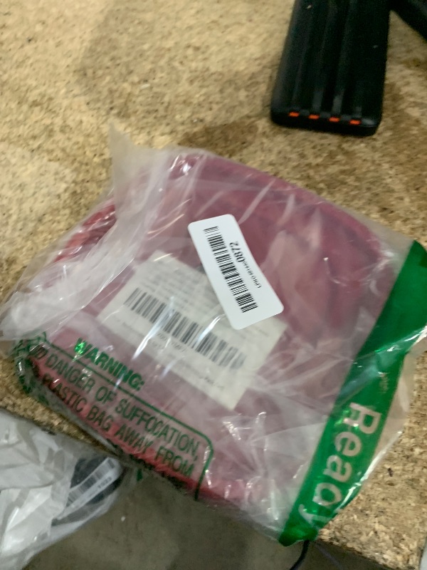 Photo 1 of 3/5/7 Cup Replacement Lids for Rubbermaid Food Storage Containers Steam Vent (2-Pack, Red)