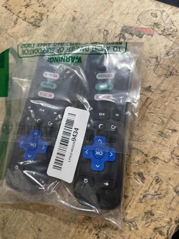Photo 1 of (Pack of 2) Replacement Remote Control Only for Roku TV, Compatible for TCL Roku/Hisense Roku/Onn Roku/Sharp Roku/Element Roku/Westinghouse Roku/Philips Roku Smart TVs (Not for Roku Stick and Box)