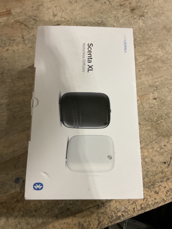 Photo 1 of ***FOR PARTS ONLY***   Airversa Waterless Essential Oil Diffuser for Home Large Room and Commercial Use, Up to 2000 sq ft, App Control Cold Air Diffuser, 400mL, DC-12V/1A Plug in Wall, Smart Scent Air Machine, ANW-White