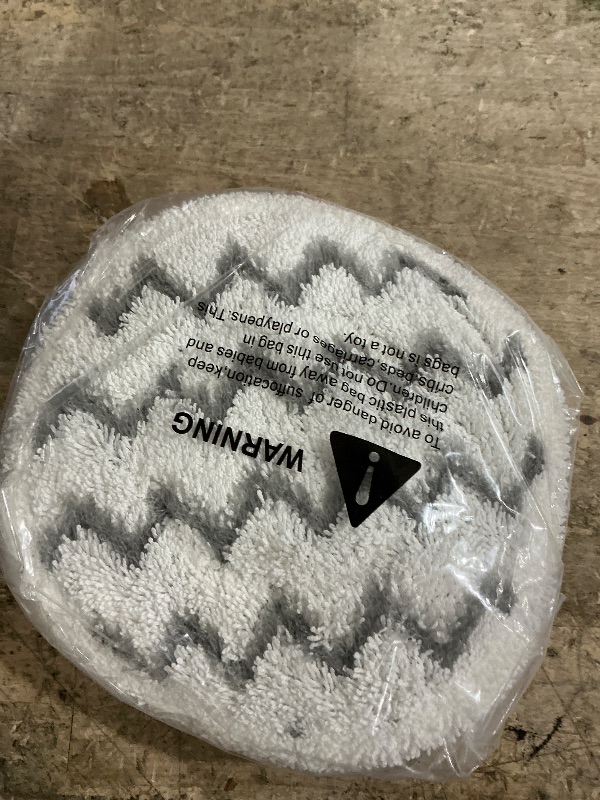 Photo 1 of (4 Pack) 3897A Replacement Mop Pads for Bissell SpinWave SmartSteam Scrubbing Steam Mop 3897A 3712C 3712W, Spinning Scrubbing Mop Pads, Heavy Duty Scrubby Mop Pad, Wave Pattern Pads