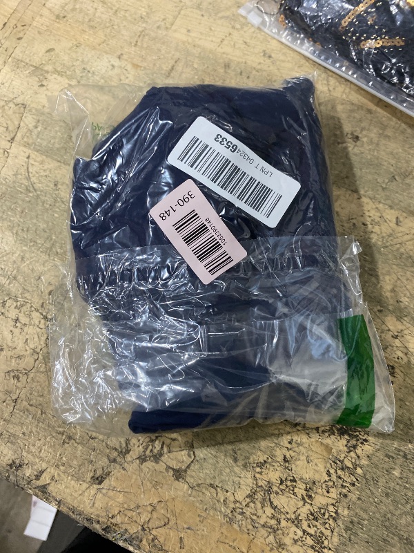 Photo 1 of **RUNS SMALL** baleaf Womens Sweatpants Cotton Joggers with Pockets Lounge Sweat Pants Tapered Casual Running Workout Yoga Navy Blue Size M