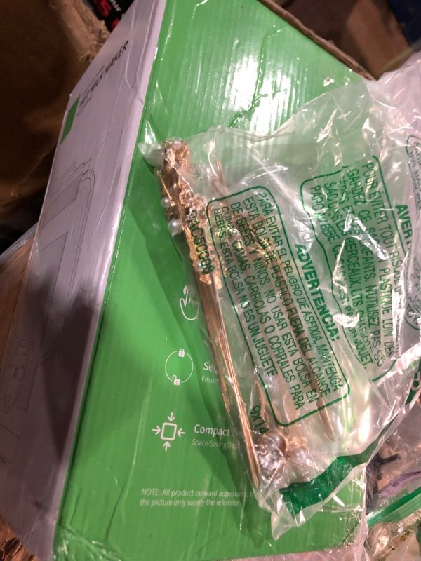 View 3 of ***MISSING PARTS***
Lawie 10 Pack Retro Gold Metal Long Hair Sticks Pins with Pearl Jade Dangles Tassels Pendants Chinese Hanfu Asian Flower Butterfly Hair Chopsticks Hair Picks Bun Forks Holders Hairpins for Women Girls