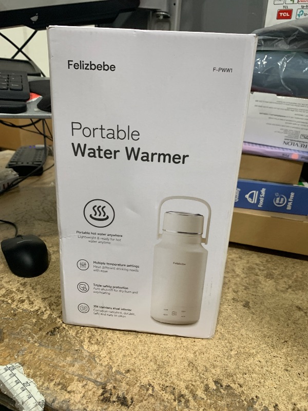 Photo 1 of 1000mL Portable Electric Kettle, 304 Stainless Steel Water Boiler with 4 Temp Settings, Keep Warm & Boil-Dry Protection, Electric Tea Kettle for Travel, Hotel, Camping (120V Outlets)