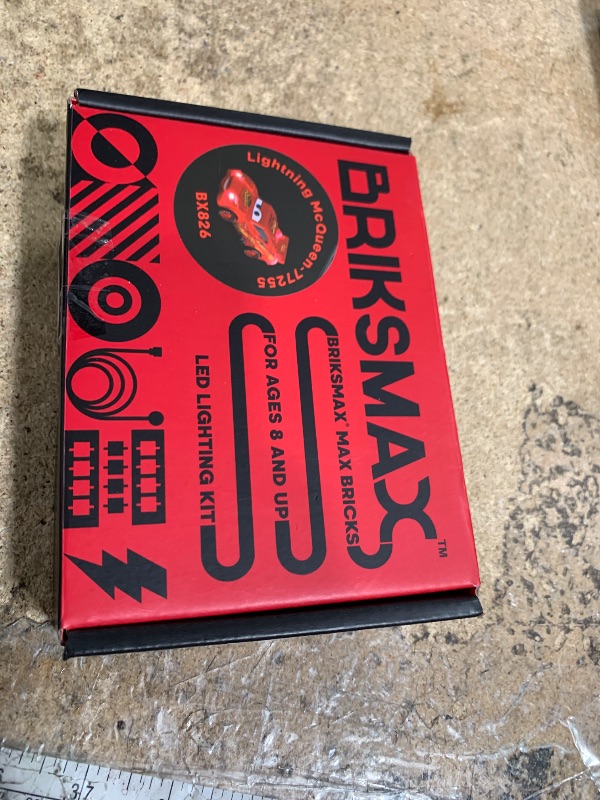 Photo 1 of **pre opened / unsure of missing pieces single packets inside*** BRIKSMAX 2.0 Light Kit Compatible with Lego Disney Lightning McQueen 77255 Building Sets- Original LED Lighting Kits (Accessories Only),Cable-Hiding Tech for Display, Gifts & Collectors