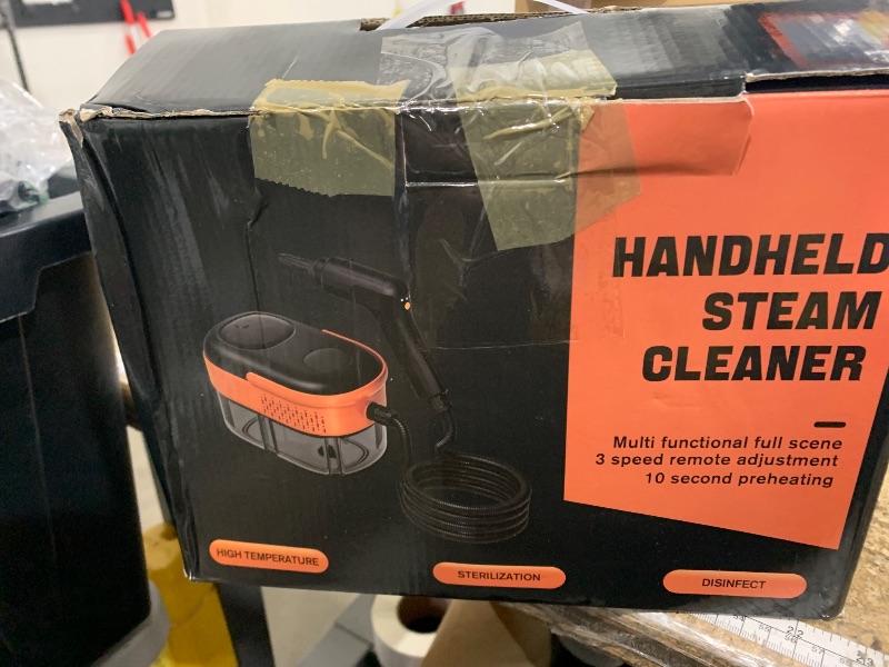 Photo 1 of ***MISSING PARTS***
Koutop Steam Cleaner for Home & Car-Portable Handheld Steamer for Cleaning with 3-Level Handle, 15s Heat-Up, Large Tank, 16 Accessories - Clean Grease, Grout, Tile, Floor, Couch, Dirt, Furniture