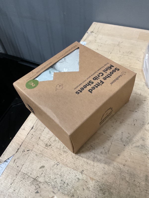 Photo 1 of 2-Pack Mini Crib Sheets Fitted - 38x26 Pack N Play Sheets for Pack and Play Mattress, Organic Cotton, Soft & Breathable Playard Bedding, Neutral Mini Toddler Bed Cover for Boys, Girls (Daisies)