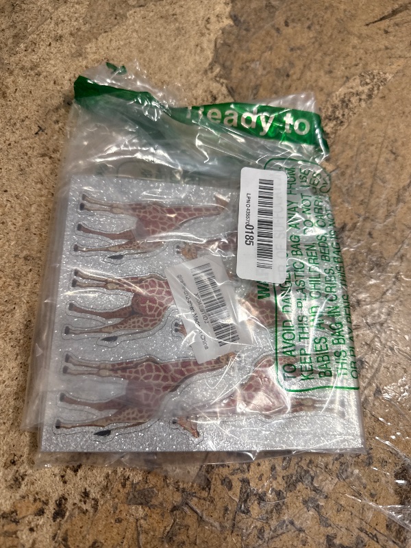 Photo 1 of 18 PCS Giraffe Cupcake Toppers for Boys Girls Baby Shower Wildlife Jungle Safari Animal Print Giraffe Cake Picks Decor Giraffe Birthday Party Decorations Supplies