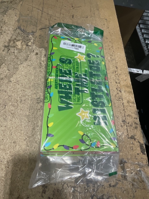 Photo 1 of 24 Designs Christmas Photo Booth Props Double Sided 11x5.5 Inch Christmas Party Decoration Red and Green Xmas Props for Photoshoot Supplies Waterproof Selfie Signs PVC for Holiday Party Supplies