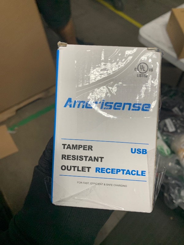 Photo 1 of [Ultra] USB C Wall Outlet,Amerisense GaN 65W 15 Amp Tamper-Resistant Receptacle with 2 USB Type C & 1 Type A Port, USB Charger for Phone/Tablet/Laptop,UL Listed,White