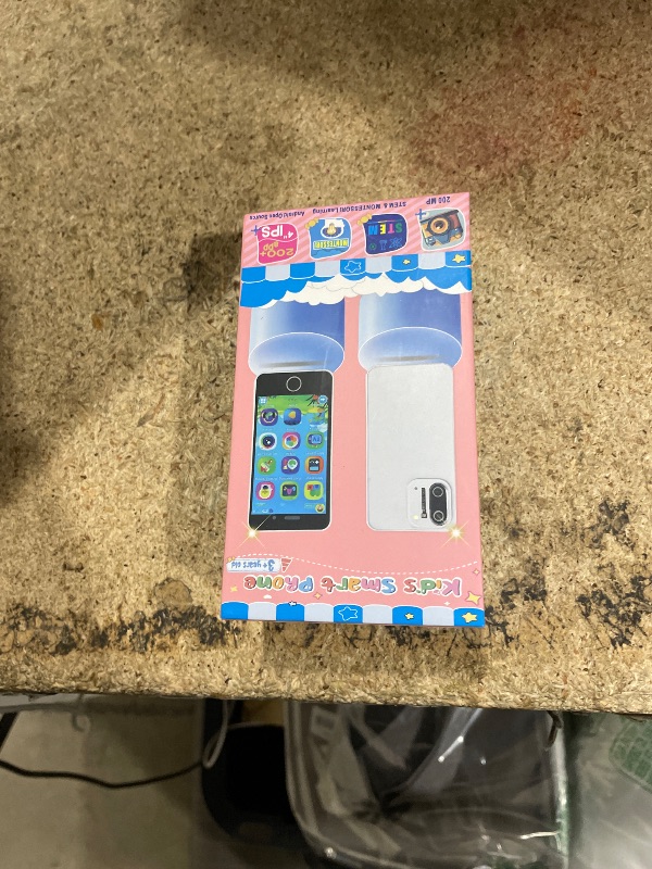 Photo 1 of 3.97" Touchscreen Kids Toys Smart Phone, Kids Phone with Games & Dual Camera, Toddler Toys Phone, Boys and Girls Learning Toy Phone for 3-9 Years Old (Pink)
