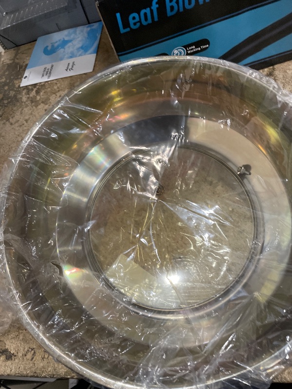 Photo 1 of 13.5 Inch Stainless Steel Basting Cover, Melting Dome for Griddle Cooking, Round Steaming Cover Lid with Tempered Glass Top and Steam Holes, Dishwasher Safe (13.5")