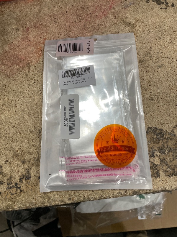 Photo 1 of 100 PCS Cake Money Box Transparent Bags, Money Pull Out Plastic Bags, Clear Self Sealing Cellophane Bags, Self Adhesive Resealable Bags, 3.1 x 7 IN