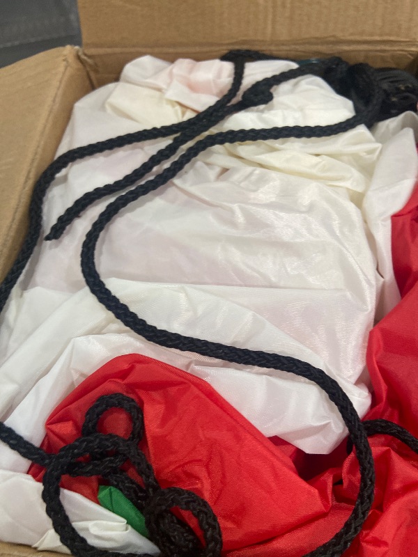 Photo 1 of 10 FT Christmas Inflatable Santa Claus Outdoor Decoration, Huge Xmas Classic Santa Blow up Santa with Built-in LED Light, Giant Holiday Party Decor for Yard Garden Hall Plaza Mall, Instant Inflate