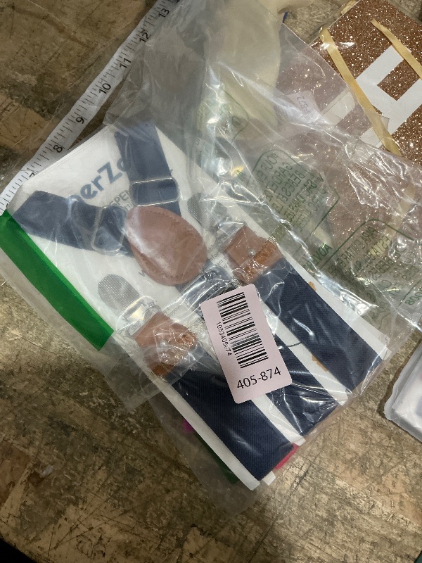 Photo 1 of 2 Pieces Dog Diaper Suspenders Escape Proof, Adjustable Belly Band for Male Dogs and Diaper Holder for Female Dogs in Heat, Washable & Reusable with 3 Clips(Navy Blue&Pink,M/L)