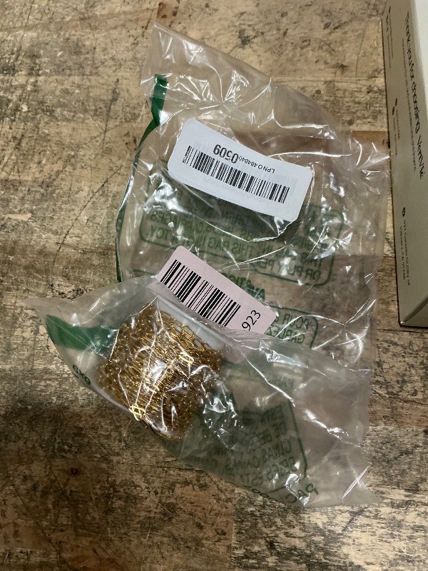 Photo 1 of [33 Ft] Stainless Steel Paperclip Chains Roll, 3mm Width 18K Gold PVD Plated Stainless Steel Oval Link Chains Spool Bulk for Jewelry Making