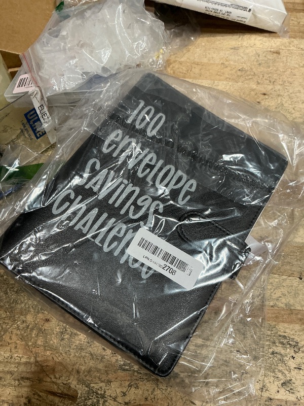 Photo 1 of 2PCS 100 Envelopes Money Saving Challenge, Envelopes Challenge Binder, Achieving Financial Goals with a Budget Binder and Cash Envelopes, Successfully Reach Your Savings Goals of $5,050 (Pink+Black)