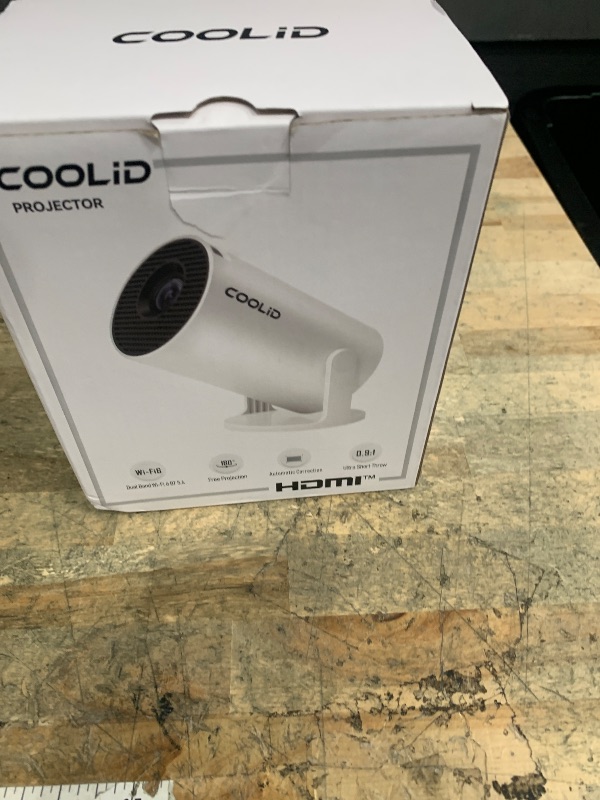 Photo 1 of [Built-in Apps & 2026 Upgraded] Mini Projector Support 4K 1080P Auto Keystone 180° Rotatable with WiFi 6 and Bluetooth 5.4, Projector Portable Compatibile with HDMI/TV Stick/Memory Stick/Laptop-Black