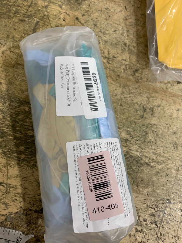 Photo 1 of 142pcs Teal Turquoise Balloon Arch Garland Kit with Teal Turquoise Pastel Blue Metallic Green Gold Confetti Balloons for Anniversary Bridal Shower Baby Shower Birthday Party Decorations