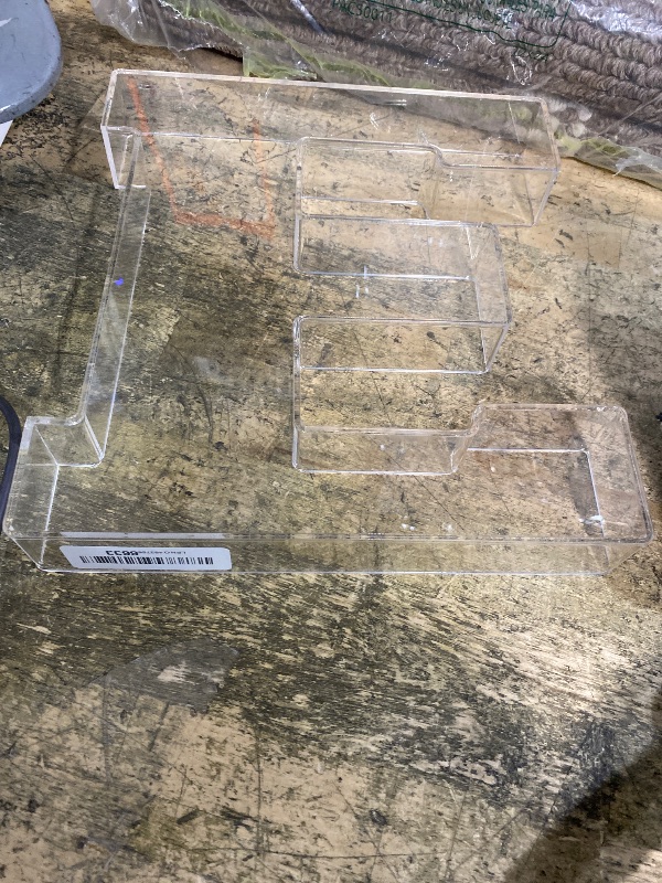 Photo 1 of 11" Acrylic Letter Charcuterie Tray, Charcuterie Letters Fillable Box for Food, Reusable Serving Cake Candy Dish Display Tray for Birthday Anniversary Party Decoration (Letter E)