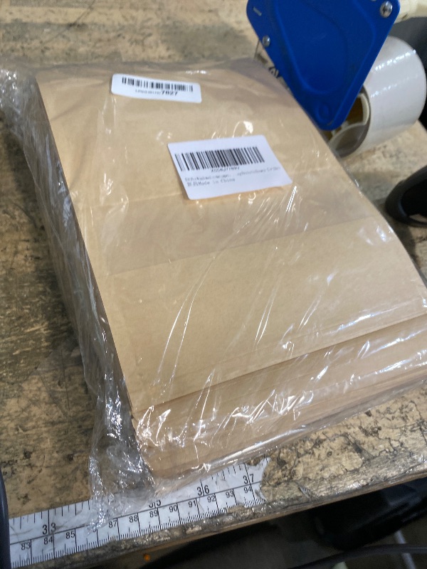 Photo 1 of 105 Pcs Windowed brown paper Bags?7 x 10 Inch Stand Up Pouches, Zip Lock Food Storage Bags? Reusable Sealing Pouches for Packaging Products(Brown) (7 * 10in)