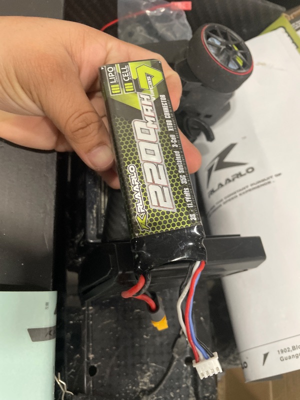Photo 1 of *********VERY USED- MISSING THE BATTERY*****************
RIAARIO 1/10 Brushless RC Cars, Monster Truck, 50+ MPH, 4WD, Waterproof, Carbon Fiber, Black, Ages 8+