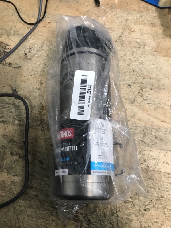 Photo 1 of **dent***THERMOS ICON SERIES, Stainless Steel Water Bottle with Spout - 24 Ounce, Matte Stainless Steel - Vacuum Insulated Water Bottle with Lid