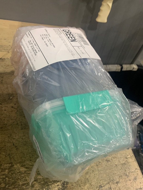 Photo 1 of 50oz Berry Keeper Fruit Storage Container for Fridge, Fresh Food Produce Saver Containers with Removable Drain Colanders, Vegetable Lettuce Keeper Bowl, Refrigerator Organizer, PRESS TO OPEN CLOSE LID