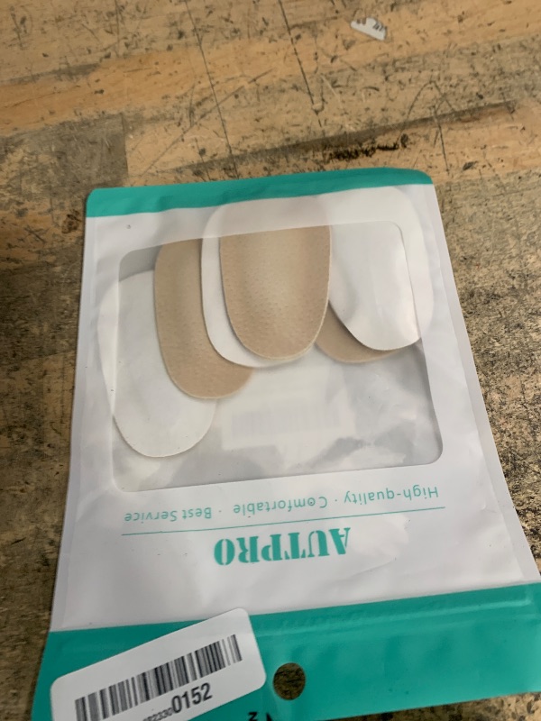 Photo 1 of (3 Pairs) Pigskin Heel Cushions Cups for Plantar Fasciitis, Sore Heel Pain, Bone Spur & Achilles Tendonitis, Heel Support Insoles, Adhesive Heel Padding Inserts for High Heels Boots Flats Sandals