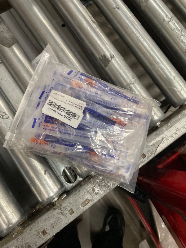 Photo 1 of 0.5ml Syringe with Needle,31G 0.5cc 5/16 Inch 8mm Needle and Syringe,Individually Wrapped,Pack of 30