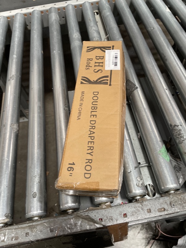 Photo 1 of 1 Inch Modern Silver Double Curtain Rod Set - Tension rods for windows 28 to 48 inchs with Octagonal Crystal Finial -BHSRODS Home Double Window Rods for Living Room & Bedroom