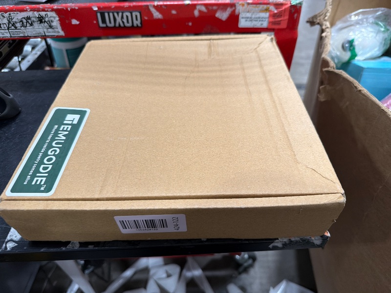 Photo 1 of 1 pcs Rectangle Rattan Serving Tray with Mother of Pearl Inlay, Decorative Wicker Tray for Coffee, Bread, Fruits, Elegant Table Decor for Living Room & Dining Room