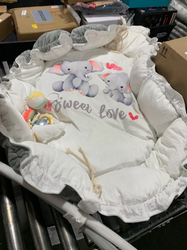 Photo 1 of 1 Baby Play Gym Mat, Reversible Tummy Time Mat