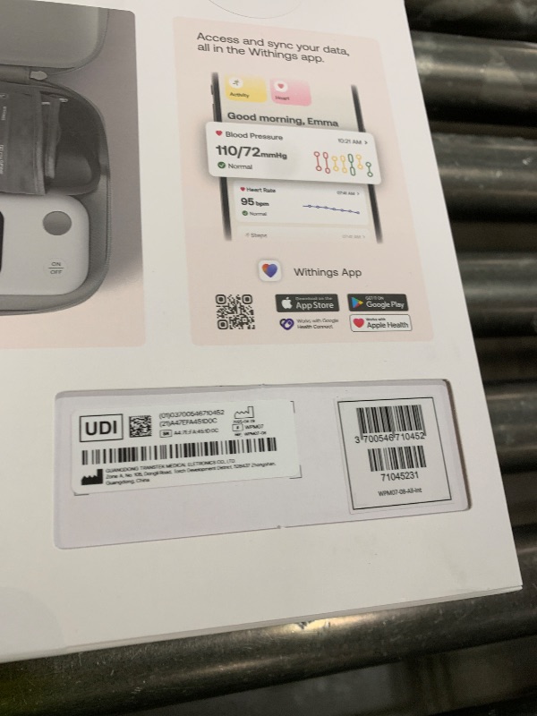 Photo 1 of Withings BPM Vision – Smart Arm Blood Pressure Monitor | FDA-Cleared | Easy-to-use, Accurate Systolic & Diastolic Measurements, Wide Range Cuff | Wi-Fi & Bluetooth | iOS & Android | FSA/HSA