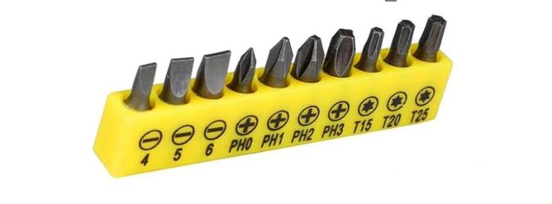 Photo 1 of 10 Short Screwdriver Bits 90° Angled Bits